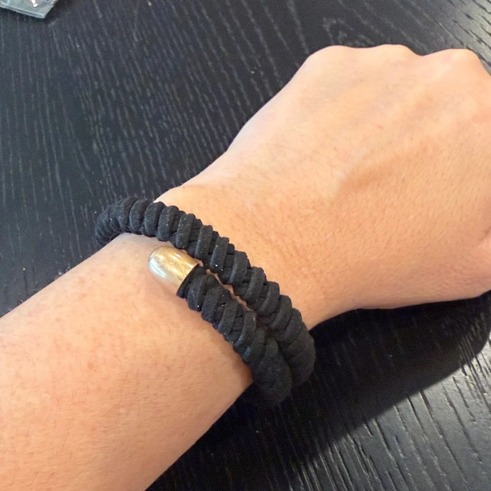 NWT Plunder Black and Gold tone wrap  Bracelet mic and match 3 for $35
